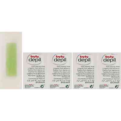 Восковые полоски Byly Для депиляции кожи зоны лица с Мятой, Зеленым чаем, Алоэ 20 шт (8411104040519) Винница