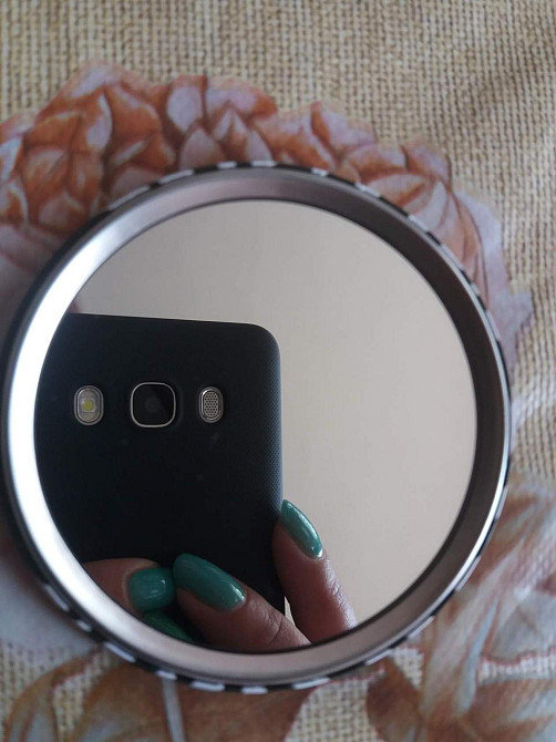 Дзеркало косметичное - діаметр дзеркала 7см, скло, метал Київ - фото 2