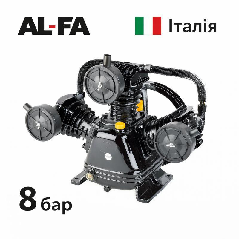 Компресорний блок AL-FA,Блок для компресора з трьома циліндрами,Компресорний блок повітряний з максимальним тиском 8 бар Львів - фото 1