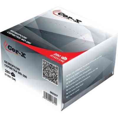 Серветки безворсові для оптики WD-280 Cor-X (WD-280 / 262207) Вінниця