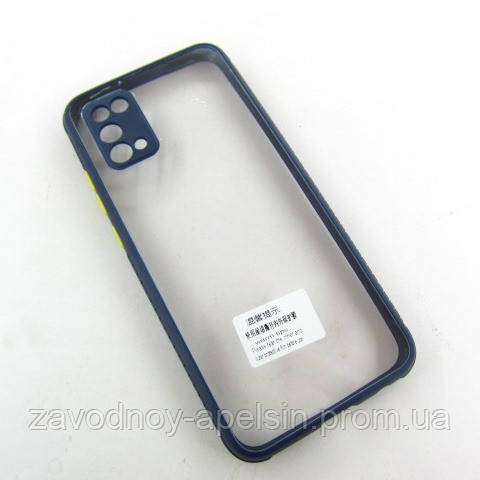 Samsung A02s A025 защитный чехол TPU+PC navy Одесса - изображение 2