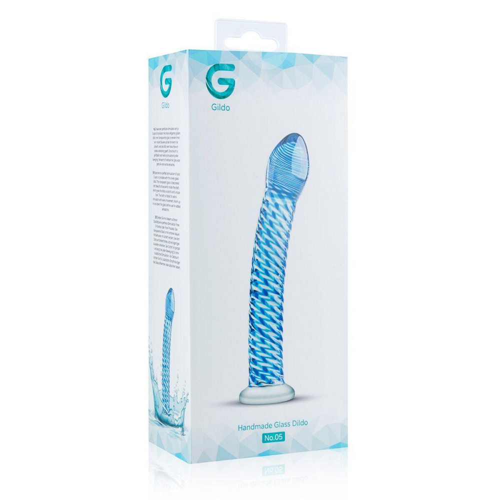 Скляний дилдо Gildo Glass Dildo No. 5 Sex Aura Київ - фото 6