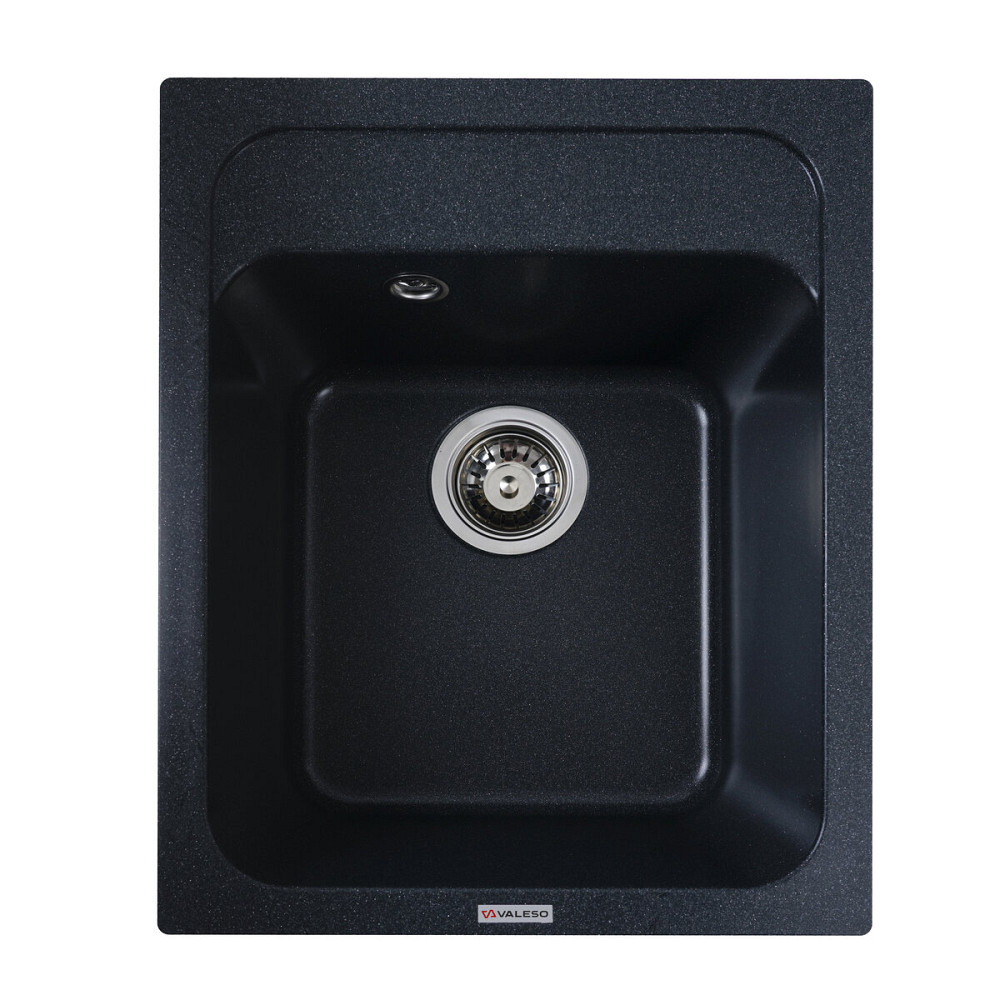Гранітна мийка для кухні VALESO KORRADO 4050 матова Антрацит Коломия - фото 1