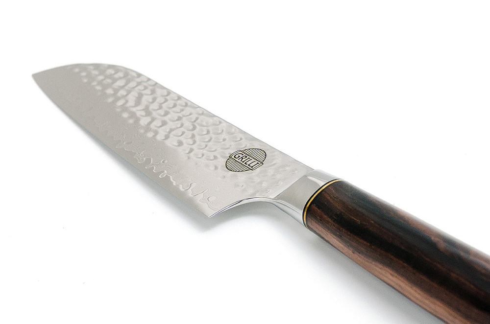 Професійний ніж із дамаської сталі Santoku 18 см GRILLI 88871 Код: 012180 Рівне - фото 6