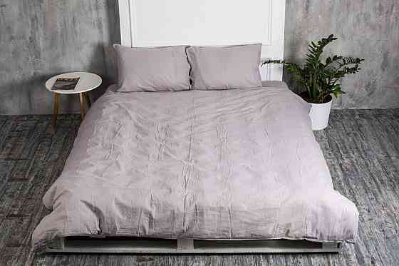 Ecotton Комплект постілі Ecotton двоспальний Підковдра та 2 наволочки сірий Кварц Коломия