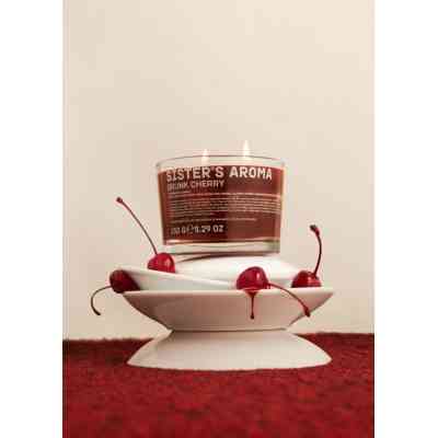 Ароматична свічка Sister&apos;s Aroma Drunk Cherry 150 г (4820227785452) Вінниця
