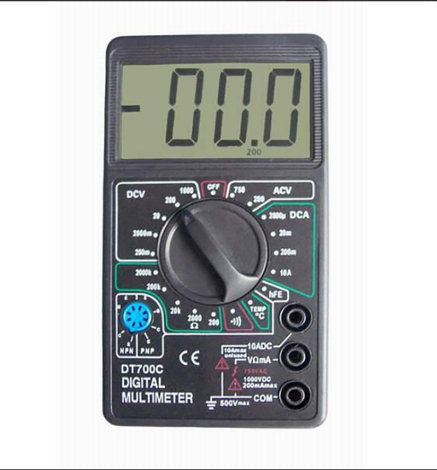 Універсальний Мультиметр із щупами Digital DT700C 2562 Одеса - фото 3