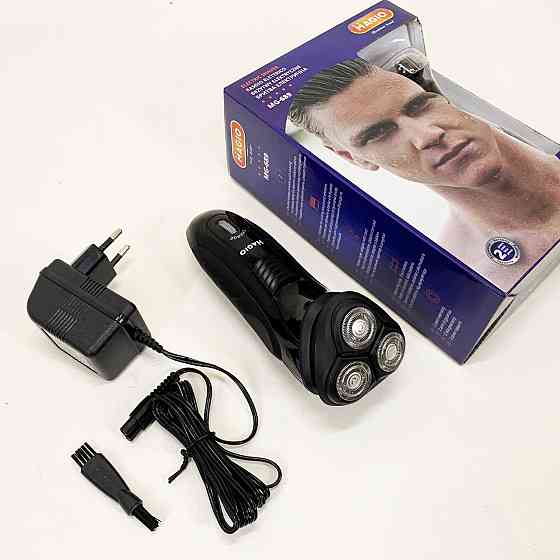 Акумуляторний прилад для видалення волосся, Професійна бритва для чоловіків, Бритва сітчаста професійна LR-64 Львів