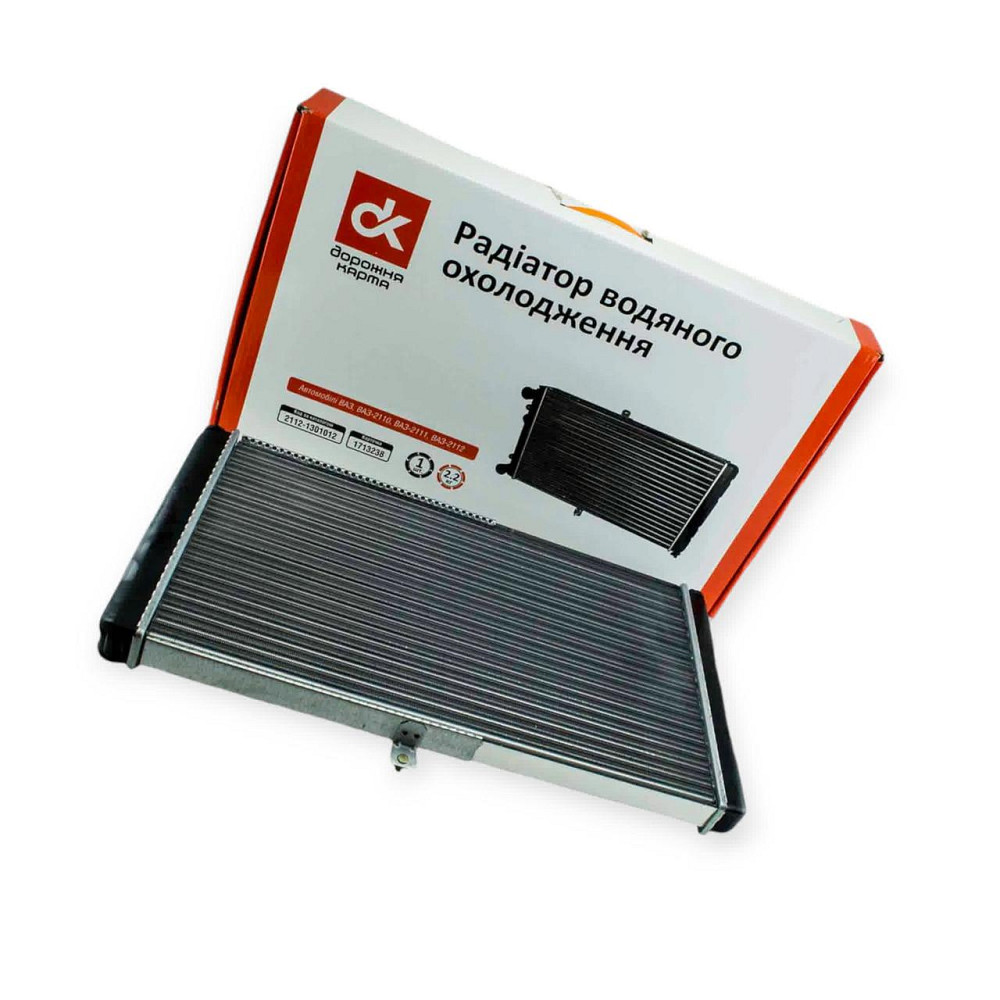 Радиатор двигателя 2110, 2111, 2112 универсальный DK охлаждения Мукачево - изображение 1