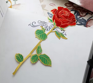 Закладка книжная металл Роза Киев - изображение 1