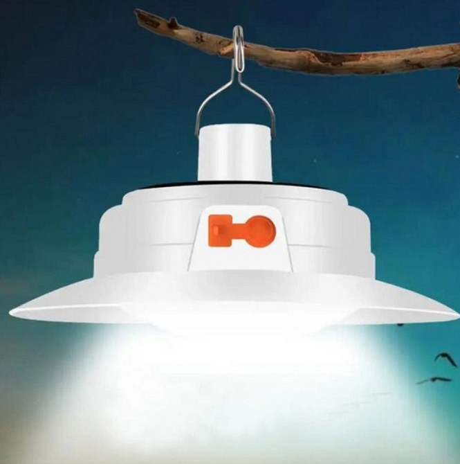 Ліхтар кемпінговий Ma-100 8836 із сонячною батареєю, білий Винница - изображение 6