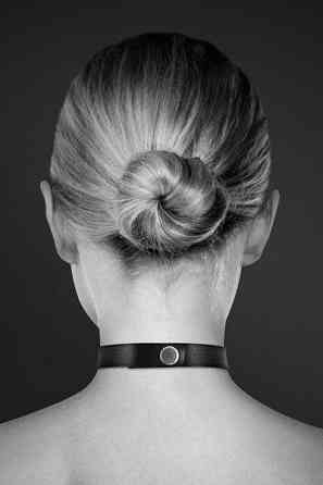 Чокер з двома кільцями Bijoux Pour Toi - TWO RINGS, екошкіра Sex Aura Київ