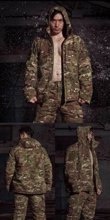 Тактическая демисезонная куртка Tactical Series с подкладкой Omni-Heat (Мультикам) L Винница - изображение 8