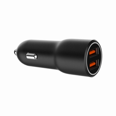 Зарядное устройство Gembird 2xUSB-A (18W QC3.0) black (TA-UC-A2QC36-CAR-01) Винница - изображение 2