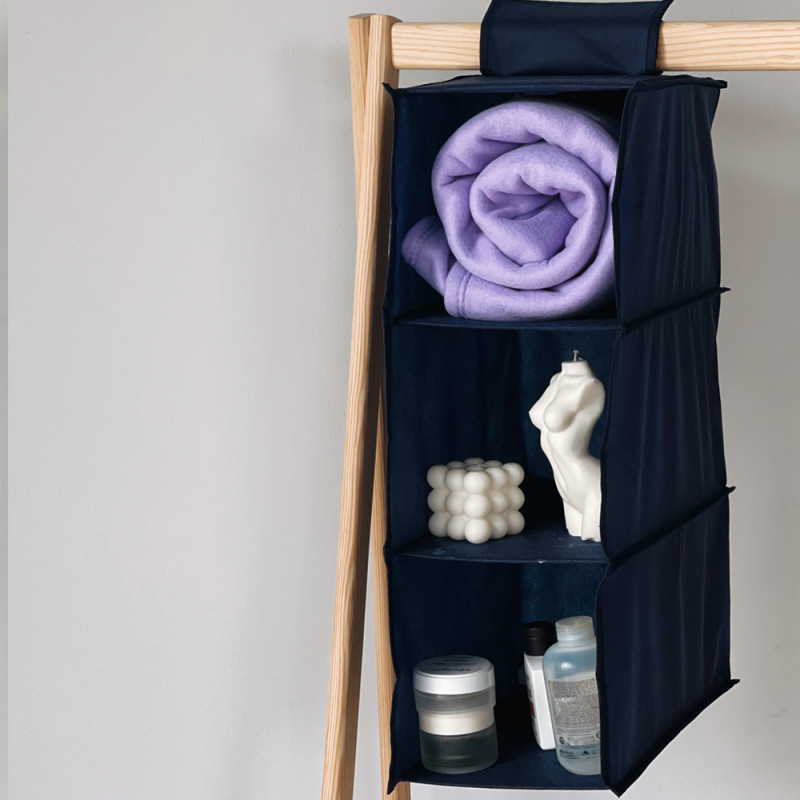 Підвісні полички органайзер для зберігання речей 62x20x30 см M HP-M (Синій) Суми - фото 2