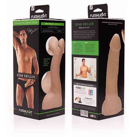 Фалоімітатор Fleshlight Guys: Ryan Driller Dildo, за зліпком пеніса Sex Aura Київ