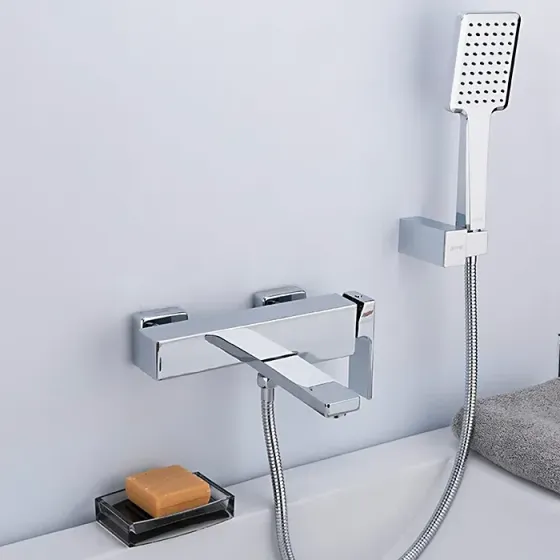 Змішувач для ванни з душовим гарнітуром GAPPO G3218 хром Київ