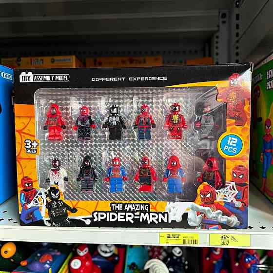 Дитячий набір фігурок Spider Man конструктор, фігурки чоловічки Людина Павук ( 150 ) Харків