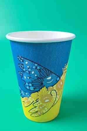 Склянки паперові одноразові 340 мл "Мі Вельн" (50 шт.) Харків