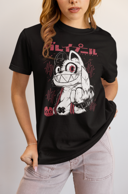 Футболка з аніме принтом Глеіпнір Схуікхі Монстер Аніме оверсайз (S/M/L) Чорний AnimeJ0619 Дніпро - фото 3