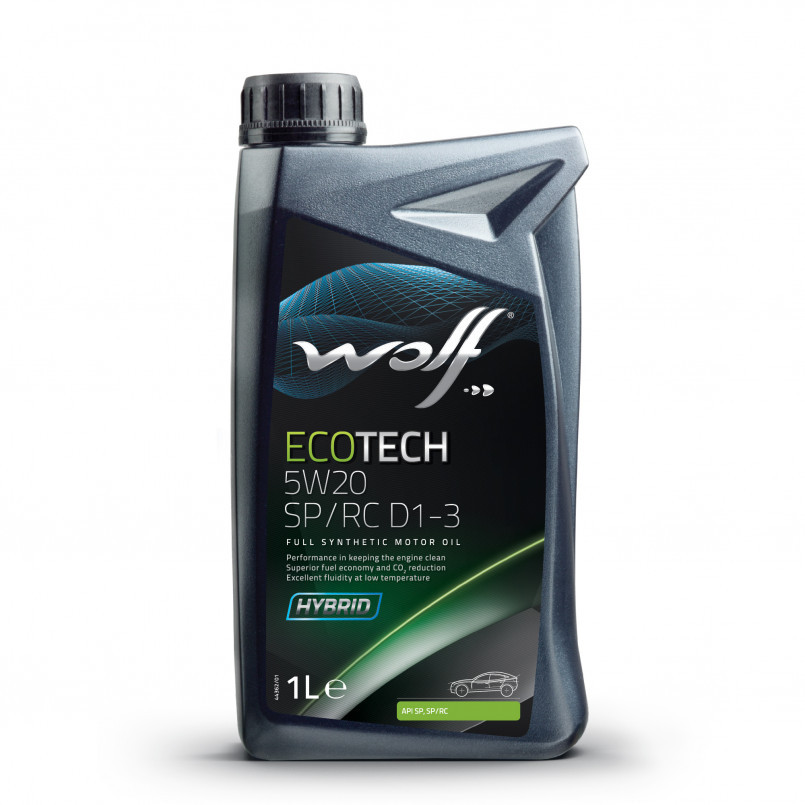 Моторное масло Wolf Ecotech D1-3 5W-20 1л Львов - изображение 1