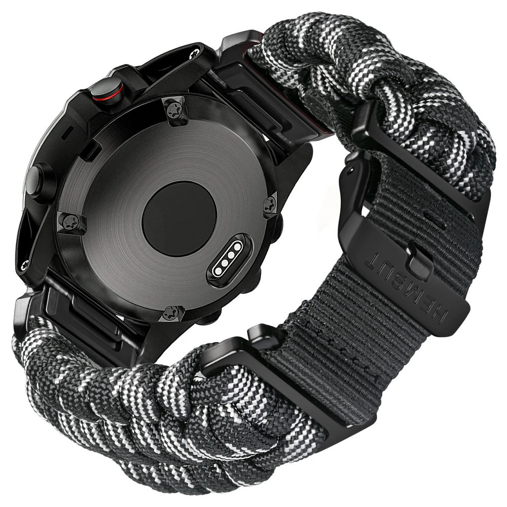 Ремешок для часов Hemsut HGA145 Rugged Paracord Camo Grey Garmin 22 mm SBR Киев - изображение 1