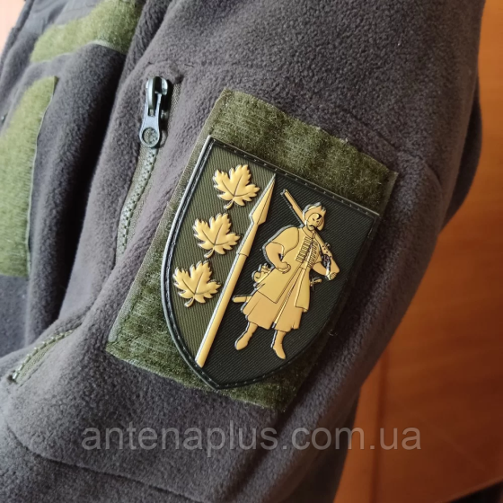 65 ОМБр олива шеврон / патч Київ