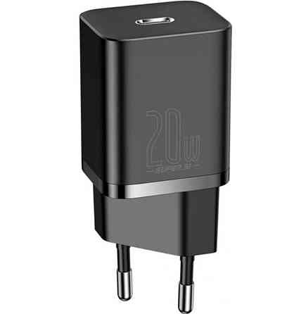 Адаптер мережевий BASEUS CCSUP-B01 Type-C, QC, 3A, чорний Винница
