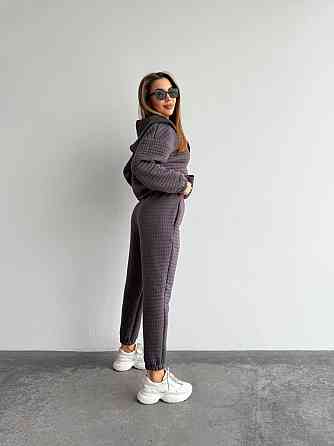 Женский прогулочный костюм тройка: кофта топ и штаны Капитон Фуме, 42/44 Одесса