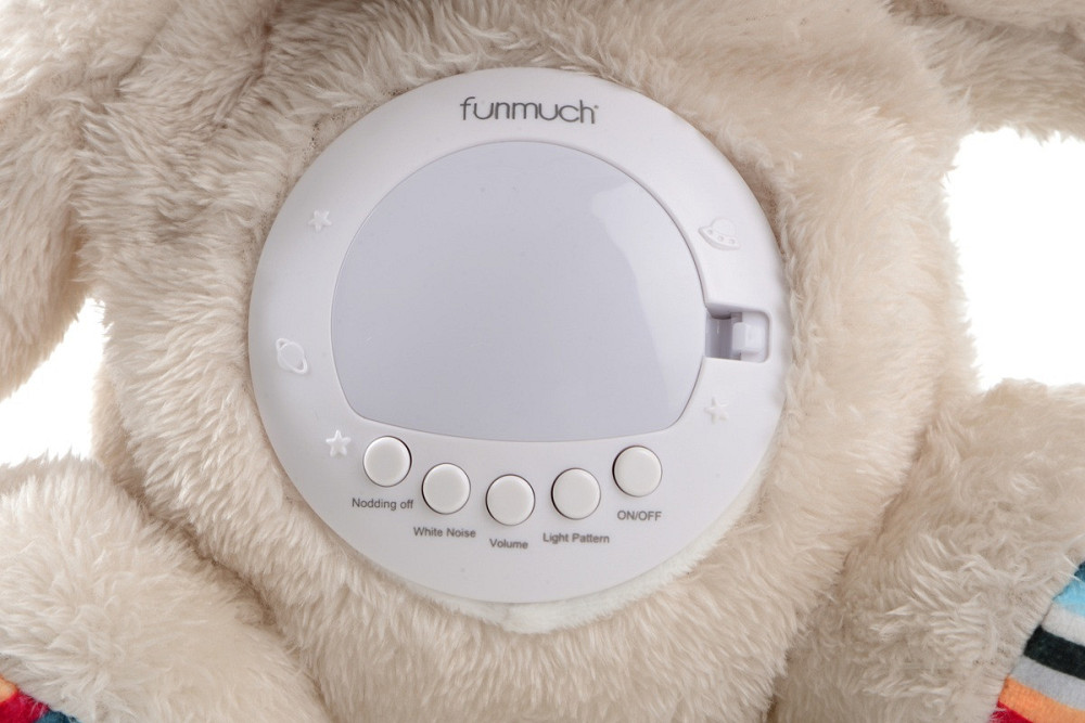 Игрушка-ночник Funmuch Выдра с функцией качания, проектором; колыбельные, белый шум (7120508) Киев - изображение 3