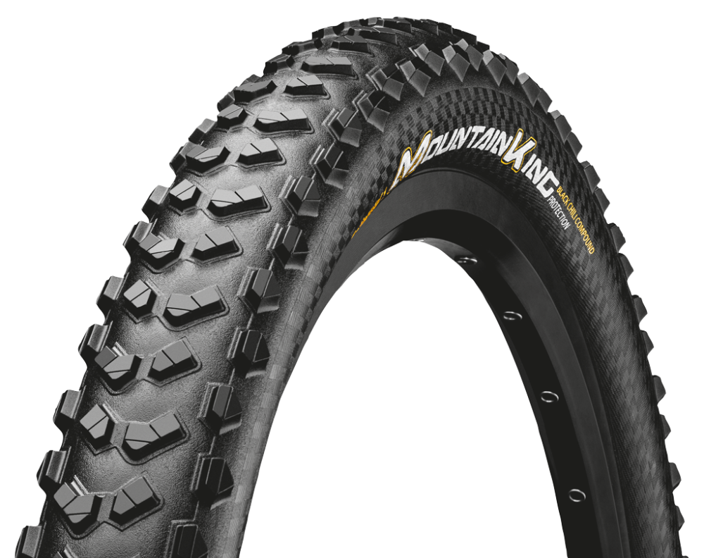 Покрышка бескамерная Continental Mountain King ShieldWall, 27.5 x 2.60, черная, складная Київ - фото 1