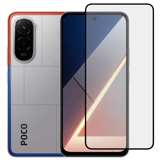 Захисне Cкло Xiaomi Poco M7 4G Антистатик (загартований) Одеса - фото 1