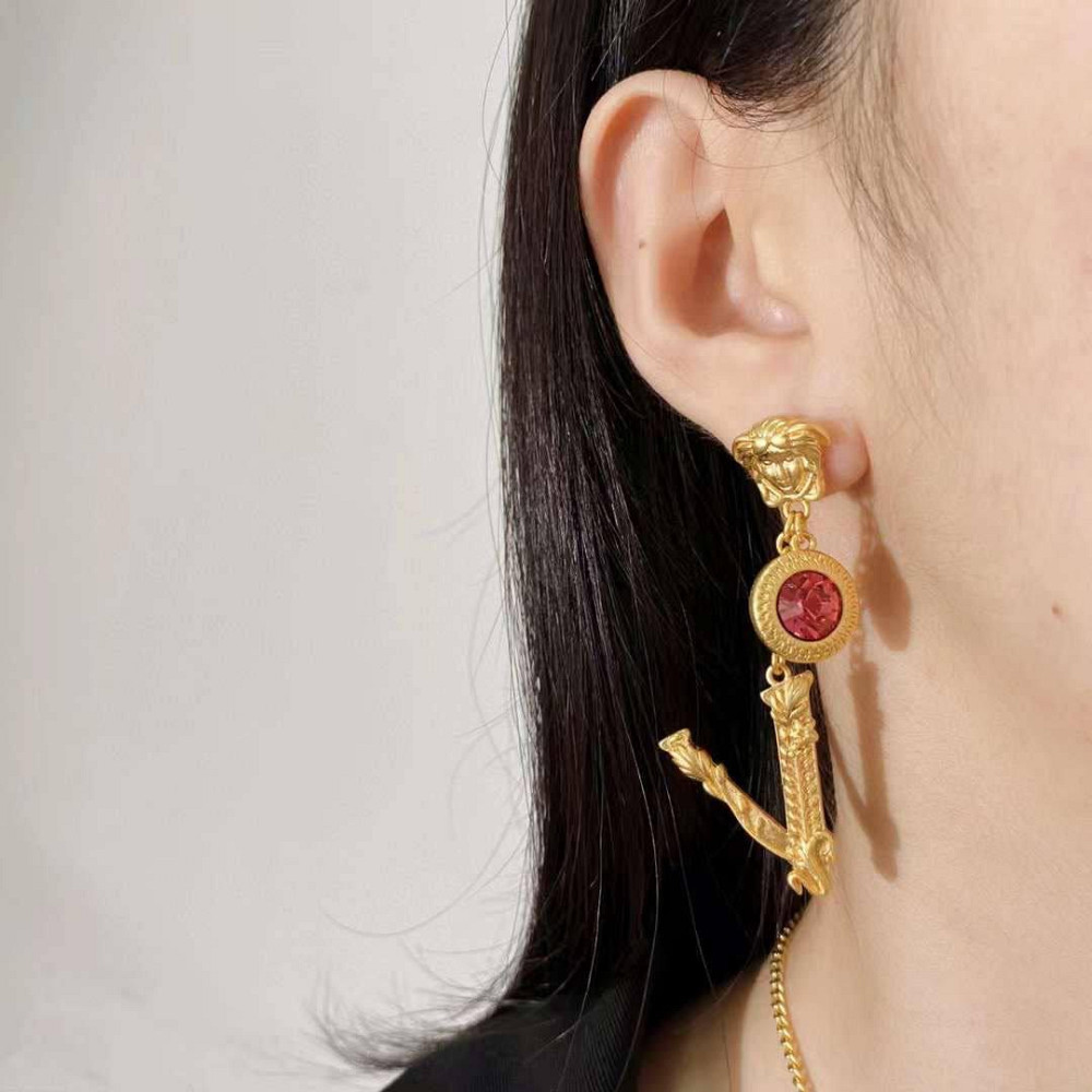 Брендові сережки Версаче/Versace, позолота Одеса - фото 4