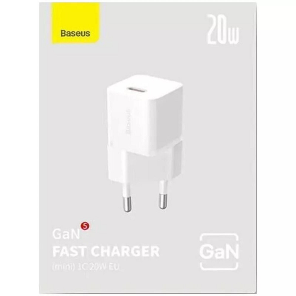 Мережевий зарядний пристрій Baseus GaN5 Fast Charger(mini) 1C 20W EU White (CCGN050102) Киев - изображение 4