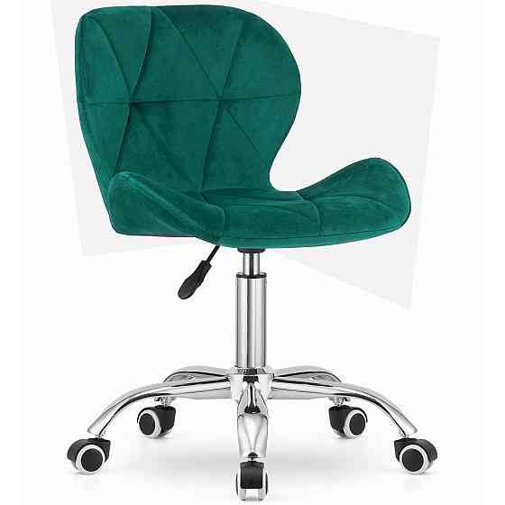 Крісло офісне комп'ютерне Just Sit RIVELLO Velvet велюр для комп'ютера, офісу Б2905 Зелений Київ