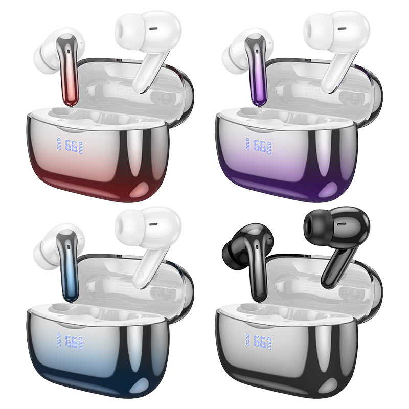 Бездротові навушники HOCO EQ16 Shine true wireless ANC+ENC Noise Reduction BT headset Red glaze Київ - фото 8