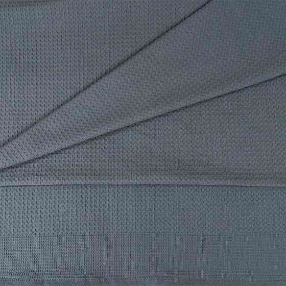 Простирадло-покривало вафельне GM TEXTILE 190х200см 220г/м2 (Сірий) Суми