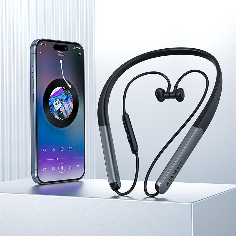 Бездротові спортивні навушники ACEFAST N1 чорні Київ - фото 2