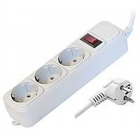 Подовжувач 3-ий з кнопкою із заземленням 10м 5823-5 "Светоприбор" Харків - фото 1