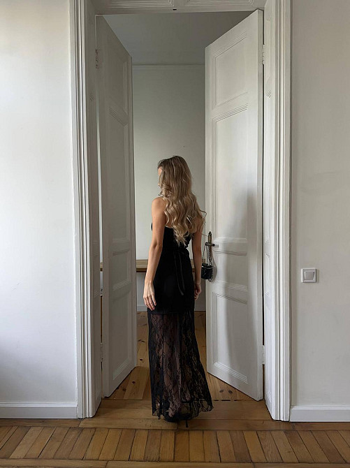 Жіноче вечірнє корсетне плаття на шнурівці + спідниця костюмний трикотаж + мереживо 44/46 Одеса - фото 6