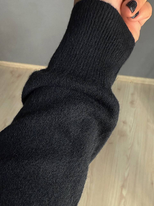 Светр жіночий A-N 2403 водолазка гольф базовий з круглим горлом, чорний, one size Київ - фото 6