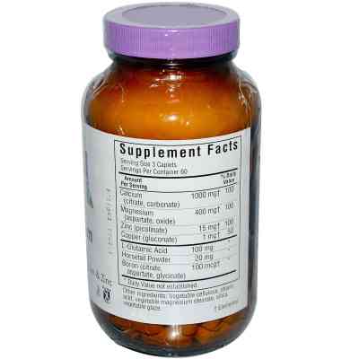 Мінерали Bluebonnet Nutrition Кальцій Магній + Цинк, 180 капсул (BLB-00699) Вінниця