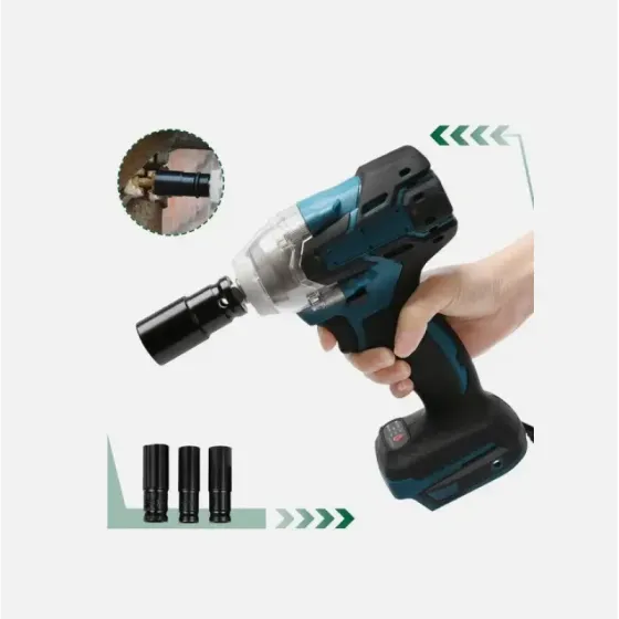 Набор ударных головок 20 шт. 1/2 дюйма, метрический привод 8–32 мм, глубокий 6-гранный набор с кейсом Коломыя