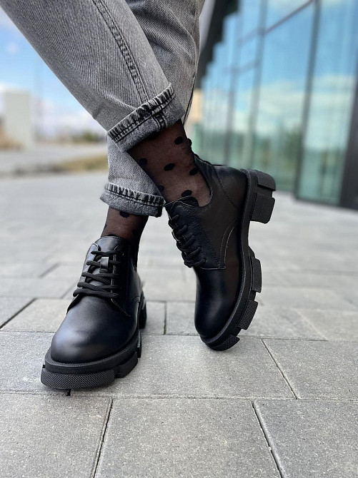 Черевики жіночі GREMMY чорні шкіра натуральна 36-40 (4983) Коломыя - изображение 3