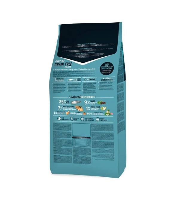 Сухий корм для собак Овнат Ownat Grain Free з рибою, 3 кг Вінниця - фото 2