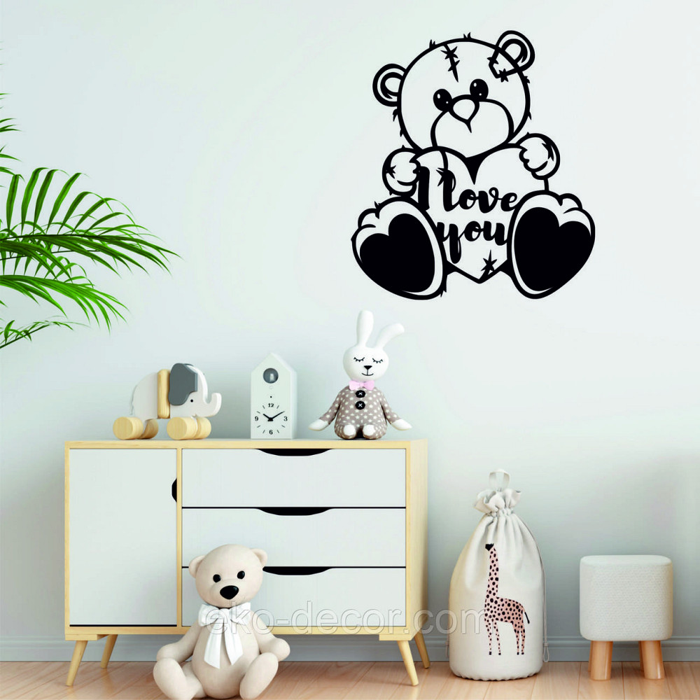 Декоративное настенное Панно «Мишка» Декор на стену Киев - изображение 3