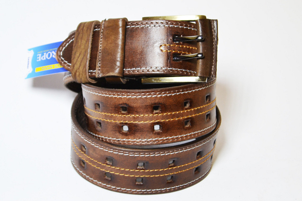 Ремінь шкіряний 1200х45 мм. Шкіряний ремінь. Одеса - фото 3