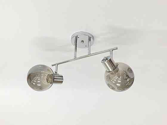 Стельова люстра на 2 плафони 91180B/2 хром Коломия