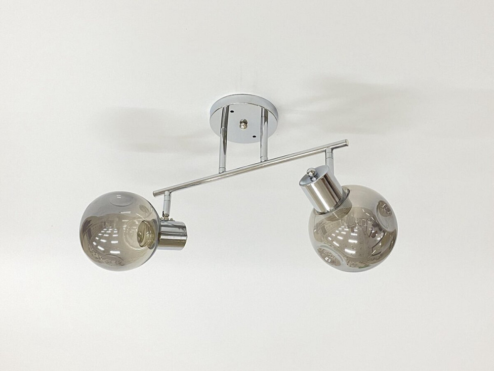 Стельова люстра на 2 плафони 91180B/2 хром Коломия - фото 1