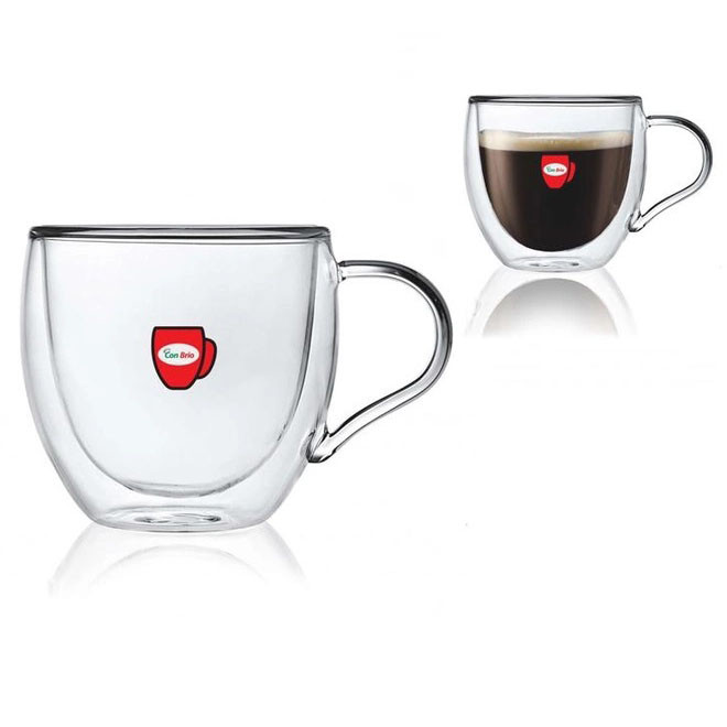 Набір склянок з подвійними стінками для кави Con, Скляні чашки для напоїв з подвійними стінками KW-44 Івано-Франківськ - фото 7